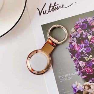 Anti-theft Plating TPU Protective Cover For AirTag(Gold)