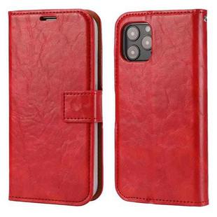 For iPhone 11 Pro Crazy Horse Texture Detachable Magnetic Back Cover Horizontal Flip Leather Case with Holder & Card Slots & Photo Frame & Wallet (Red)
