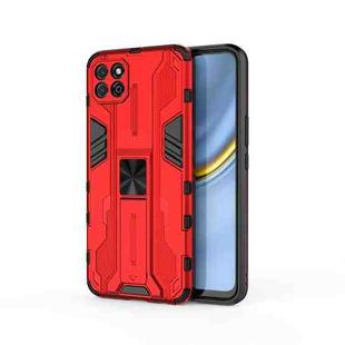 For Honor Play 20 Supersonic PC + TPU Shock-proof Protective Case with Holder(Red)