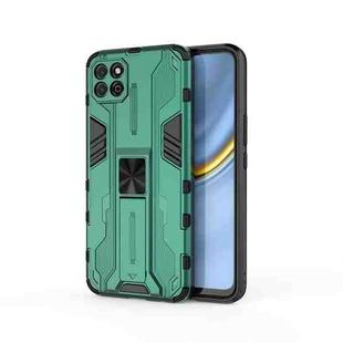 For Honor Play 20 Supersonic PC + TPU Shock-proof Protective Case with Holder(Green)