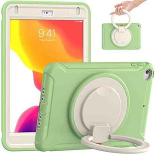 Shockproof TPU + PC Protective Case with 360 Degree Rotation Foldable Handle Grip Holder & Pen Slot For iPad mini 5 / 4(Matcha Green)