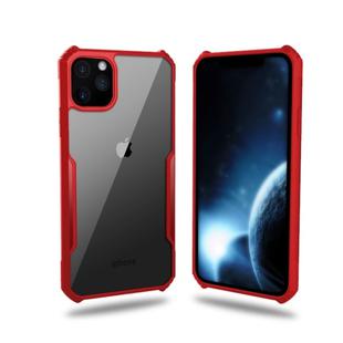 For iPhone 11 Pro Max Blade PC + TPU Acrylic Protective Case(Red)