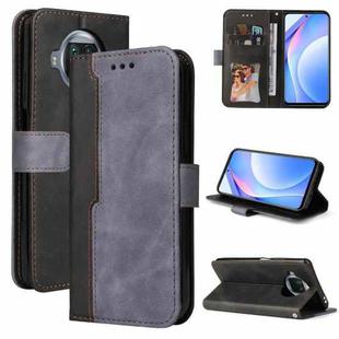 For Xiaomi Mi 10T Lite 5G/Redmi Note 9 Pro 5G/Mi 10i Business Stitching-Color Horizontal Flip PU Leather Case with Holder & Card Slots & Photo Frame(Gray)