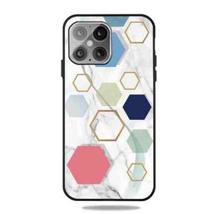 Frosted Fashion Marble Shockproof  TPU Protective Case For iPhone 13(More Six-sided Rows)
