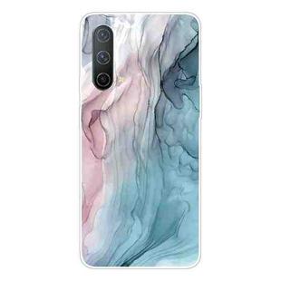 For OnePlus Nord CE 5G Marble Pattern Shockproof TPU Protective Case(Abstract Gray)