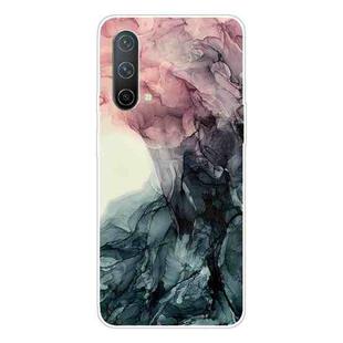 For OnePlus Nord CE 5G Marble Pattern Shockproof TPU Protective Case(Abstract Black)