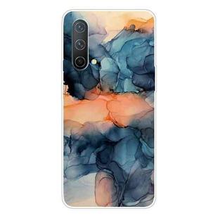 For OnePlus Nord CE 5G Marble Pattern Shockproof TPU Protective Case(Abstract Blue)