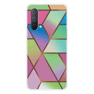 For OnePlus Nord CE 5G Marble Pattern Shockproof TPU Protective Case(Rhombus Gradient)