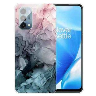 For OnePlus Nord N200 5G Marble Pattern Shockproof TPU Protective Case(Abstract Light Pink)