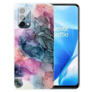 For OnePlus Nord N200 5G Marble Pattern Shockproof TPU Protective Case(Abstract Multicolor)