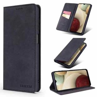 For Samsung Galaxy A42 5G TAOKKIM Retro Matte PU Horizontal Flip Leather Case with Holder & Card Slots(Black)