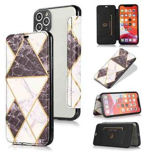 Bronzing Plating PU + TPU Horizontal Flip Leather Case with Holder & Card Slot For iPhone 11 Pro Max(Black)
