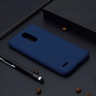 For LG K8 (2018) Candy Color TPU Case(Blue)