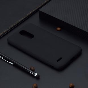 For LG K10 (2018) Candy Color TPU Case(Black)