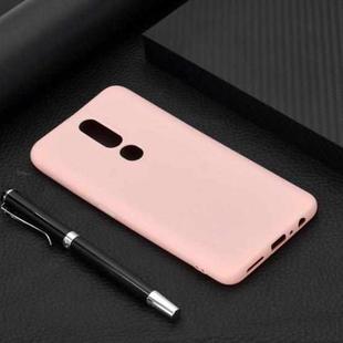 For OPPO F11 Pro Candy Color TPU Case(Pink)