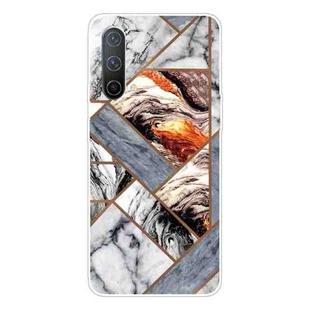For OnePlus Nord CE 5G Abstract Marble Pattern TPU Protective Case(Color Gray)