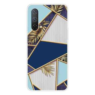 For OnePlus Nord CE 5G Abstract Marble Pattern TPU Protective Case(Leaves)