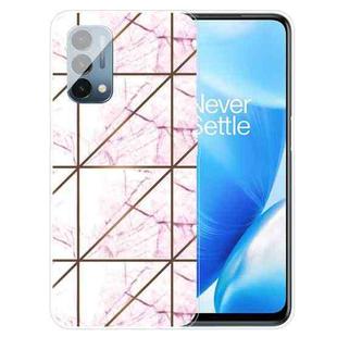 For OnePlus Nord N200 5G Abstract Marble Pattern TPU Protective Case(Pink)