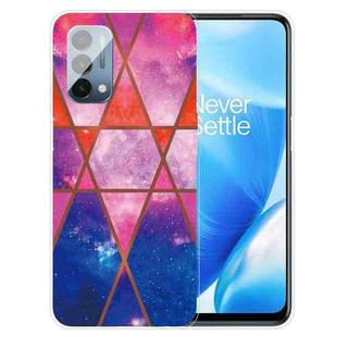 For OnePlus Nord N200 5G Abstract Marble Pattern TPU Protective Case(Starry Sky)