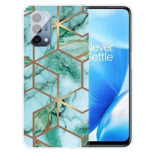 For OnePlus Nord N200 5G Abstract Marble Pattern TPU Protective Case(Green)