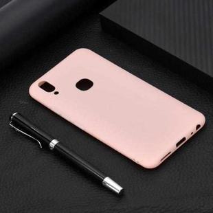 For Vivo V9 Youth Candy Color TPU Case(Pink)