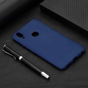 For Vivo V9 Youth Candy Color TPU Case(Blue)