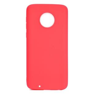 For Motorola Moto G6 Plus Candy Color TPU Case(Red)