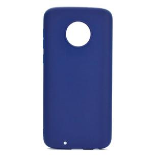 For Motorola Moto G6 Plus Candy Color TPU Case(Blue)