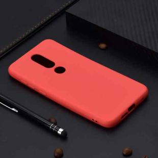 For Nokia 5.1 Plus Candy Color TPU Case(Red)