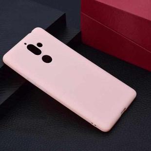 For Nokia 7.1 Plus Candy Color TPU Case(Pink)