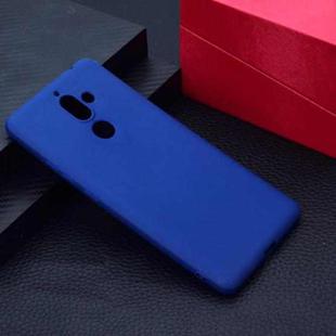 For Nokia 7.1 Plus Candy Color TPU Case(Blue)