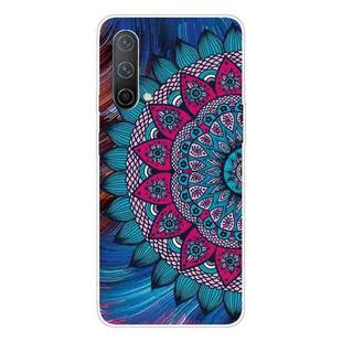For OnePlus Nord CE 5G Colored Drawing Pattern High Transparent TPU Protective Case(Oil Painting Flowers)