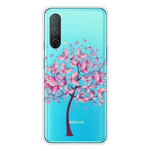 For OnePlus Nord CE 5G Painted Pattern High Transparent TPU Protective Case(Butterfly Tree)