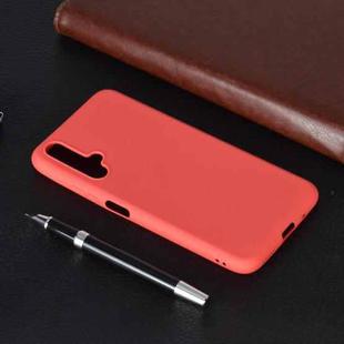 For Huawei nova 5 Candy Color TPU Case(Red)
