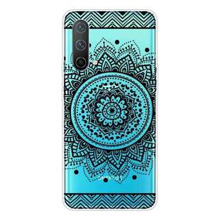 For OnePlus Nord CE 5G Colored Drawing Clear TPU Protective Case(Mandala)