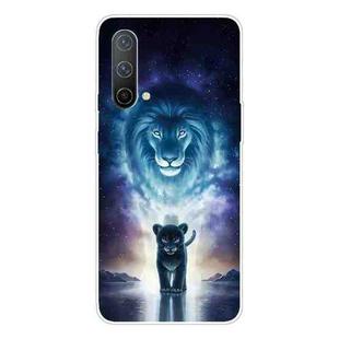 For OnePlus Nord CE 5G Colored Drawing Clear TPU Protective Case(The Lion King)