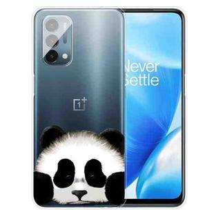 For OnePlus Nord N200 5G Colored Drawing Clear TPU Protective Case(Hug Face Bear)