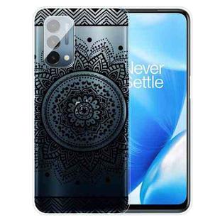 For OnePlus Nord N200 5G Colored Drawing Clear TPU Protective Case(Mandala)