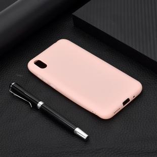 For Huawei Honor 8S Candy Color TPU Case(Pink)