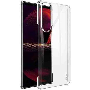For Sony Xperia 5 III IMAK Wing II Wear-resisting Crystal PC Protective Case(Transparent)
