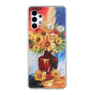 For Samsung Galaxy A32 4G Oil Painting Pattern TPU Shockproof Case(Vase)