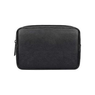 DY03 Portable Digital Accessory Leather Bag(Black)