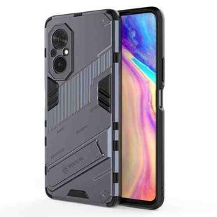 For Honor 50 SE / Huawei nova 9 SE Punk Armor 2 in 1 PC + TPU Shockproof Case with Invisible Holder(Grey)