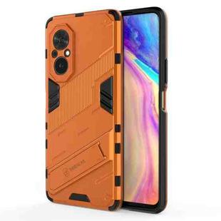 For Honor 50 SE / Huawei nova 9 SE Punk Armor 2 in 1 PC + TPU Shockproof Case with Invisible Holder(Orange)