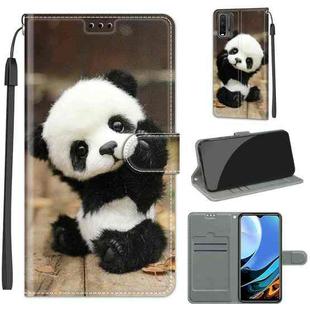 For Xiaomi Redmi 9 Power/Note 9 4G Voltage Coloured Drawing Magnetic Clasp Horizontal Flip PU Leather Case with Holder & Card Slots(C18 Wood Board Panda)