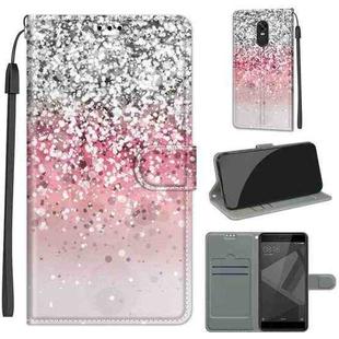 For Xiaomi Redmi Note 4X Voltage Coloured Drawing Magnetic Clasp Horizontal Flip PU Leather Case with Holder & Card Slots(C13 Silver Pink Glitter)