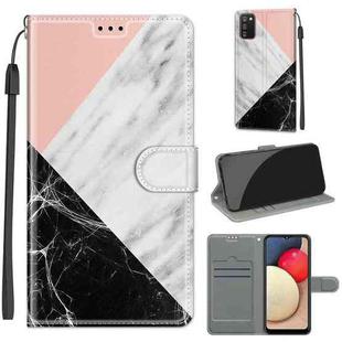 For Samsung Galaxy A02s / M02s Voltage Colored Drawing Magnetic Clasp Horizontal Flip PU Leather Case with Holder & Card Slots(C07 Pink White Black)