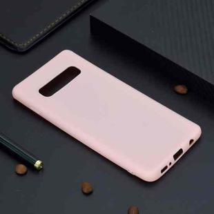 For Galaxy S10+ Candy Color TPU Case(Pink)