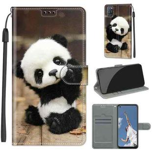 For OPPO A52 / A92 / A72 Voltage Coloured Drawing Magnetic Clasp Horizontal Flip PU Leather Case with Holder & Card Slots(C18 Wood Board Panda)