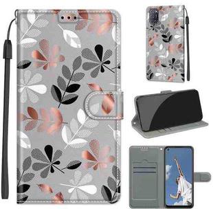 For OPPO A52 / A92 / A72 Voltage Coloured Drawing Magnetic Clasp Horizontal Flip PU Leather Case with Holder & Card Slots(C19 Material Flower)